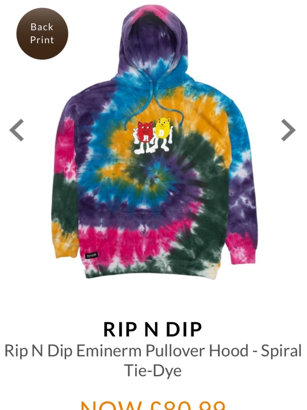 Rip N Dip Eminerm Hoodie Size Medium